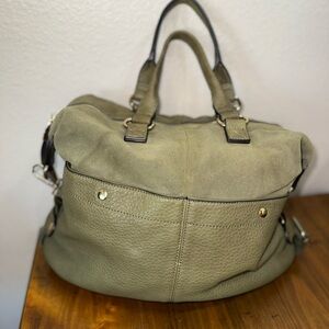 Moda Luxe Olive‎ Green London Satchel